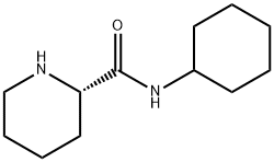2-Piperidinecarboxamide, N-cyclohexyl-, (2S)- 结构式