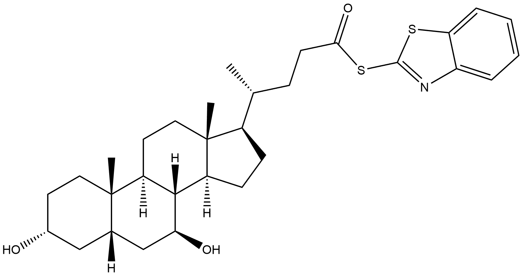 熊去氧胆酸杂质40 结构式