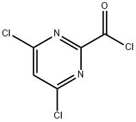 2-Pyrimidinecarbonyl chloride, 4,6-dichloro- 结构式