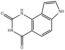1H-吡咯并[2,3-H]喹唑啉-2,4(3H,7H)-二酮 结构式
