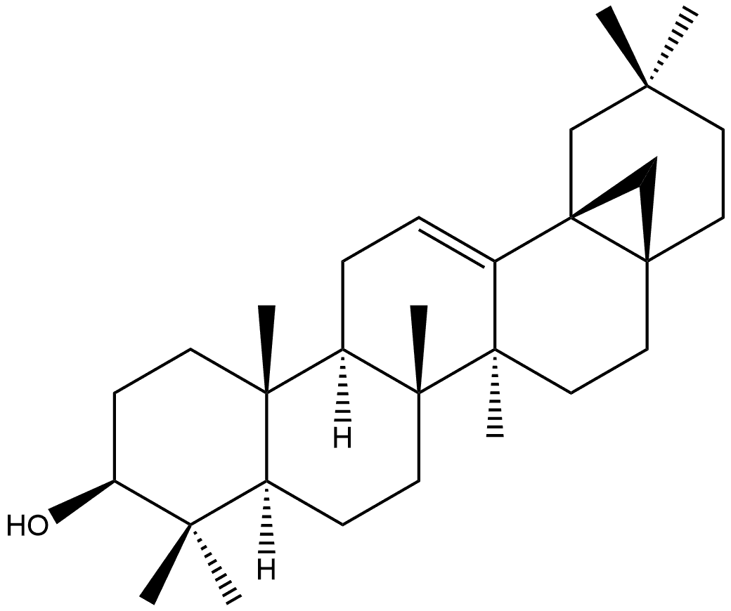 18,28-Cycloolean-12-en-3β-ol (6CI) 结构式