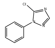 5-氯-1-苯基-1H-1,2,4-三唑 结构式