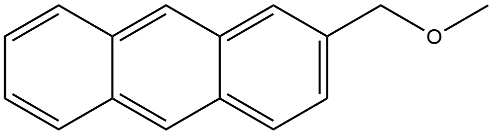 2-(METHOXYMETHYL)ANTHRACENE 结构式