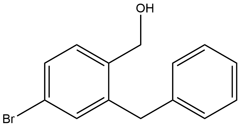 4-Bromo-2-(phenylmethyl)benzenemethanol 结构式