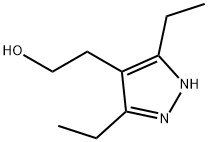 1H-Pyrazole-4-ethanol, 3,5-diethyl- 结构式