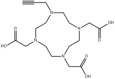 10-(2-丙基 -1-基) -1,4,7,10-四氮杂环十二烷 -1,4,7-三乙酸,三氟乙酸盐 结构式