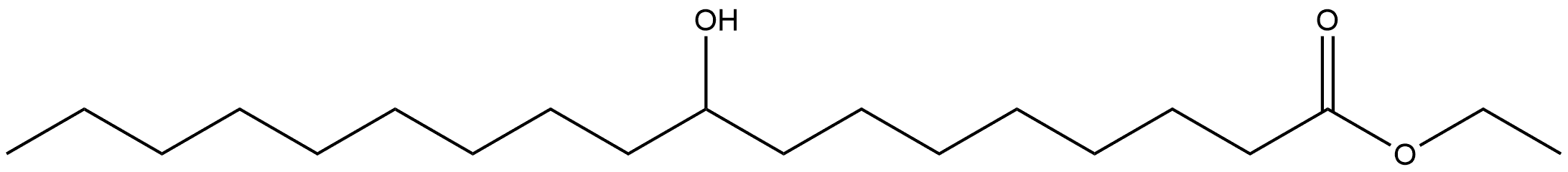 9-羟基十八酸乙酯 结构式