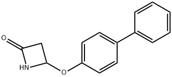 4-([1,1''-Biphenyl]-4-yloxy)azetidin-2-one 结构式