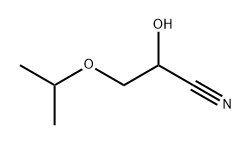 Propanenitrile, 2-hydroxy-3-(1-methylethoxy)- 结构式