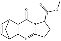 5,8-Methanopyrrolo[2,1-b]quinazoline-1-carboxylic acid, 1,2,3,4a,5,8,8a,9-octahydro-9-oxo-, methyl ester, (1S)- 结构式