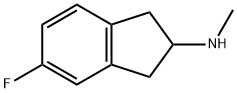 1H-Inden-2-amine, 5-fluoro-2,3-dihydro-N-methyl- 结构式