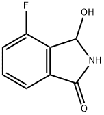 1H-Isoindol-1-one, 4-fluoro-2,3-dihydro-3-hydroxy- 结构式