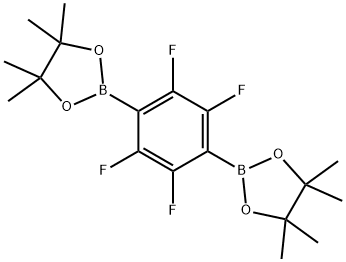 2,2'-(全氟-1,4-亚苯基)双(4,4,5,5-四甲基-1,3,2-二氧硼杂环戊烷) 结构式