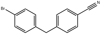 Benzonitrile, 4-[(4-bromophenyl)methyl]- 结构式