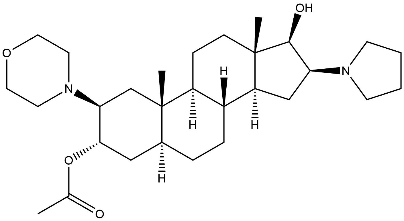 罗库溴铵中间体B杂质D-1 结构式