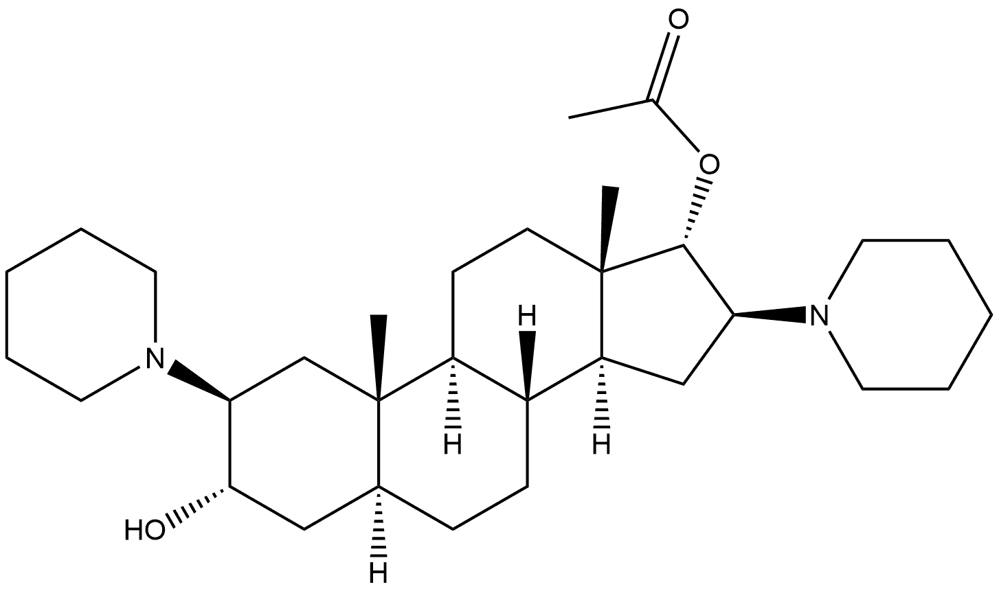 维库溴铵杂质5 结构式