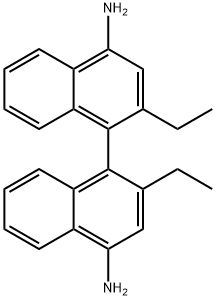 2,2'-Diethyl-[1,1'-binaphthalene]-4,4'-diamine 结构式