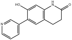 2(1H)-Quinolinone, 3,4-dihydro-7-hydroxy-6-(3-pyridinyl)- 结构式