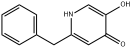 2-benzyl-5-hydroxy-1,4-dihydropyridin-4-one 结构式