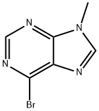 6-溴-9-甲基-9H-嘌呤 结构式