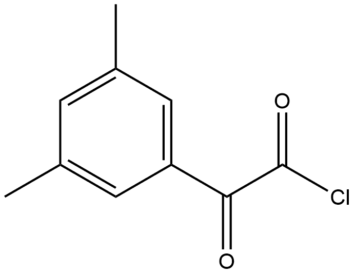 3,5-Dimethyl-α-oxobenzeneacetyl chloride 结构式