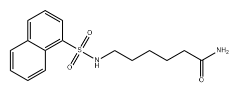 Hexanamide, 6-[(1-naphthalenylsulfonyl)amino]- 结构式