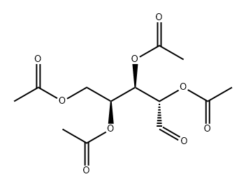 L-Xylose, 2,3,4,5-tetraacetate 结构式