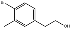 2-(4-溴-3-甲基苯基)乙醇 结构式