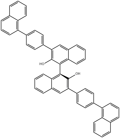 (S)-3,3'-双[4-(1-萘基)苯基]-1,1'-联萘 结构式