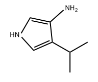 4-异丙基-1H-吡咯-3-胺 结构式