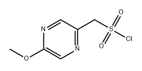 2-Pyrazinemethanesulfonyl chloride, 5-methoxy- 结构式