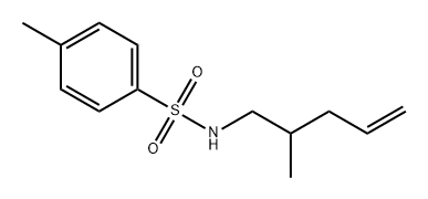 4-甲基-N-(2-甲基戊-4-烯基)苯磺酰胺 结构式