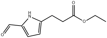 1H-Pyrrole-2-propanoic acid, 5-formyl-, ethyl ester 结构式