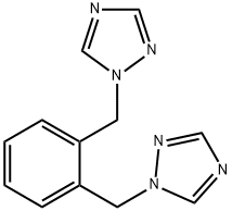 1,2-双((1H-1,2,4-三唑-1-基)甲基)苯 结构式