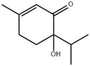 2-Cyclohexen-1-one, 6-hydroxy-3-methyl-6-(1-methylethyl)- 结构式
