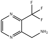 (3-(三氟甲基)吡嗪-2-基)甲酰胺 结构式