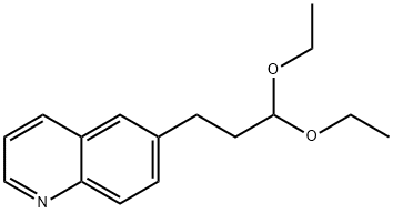 Quinoline, 6-(3,3-diethoxypropyl)- 结构式