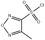 4-甲基-1,2,5-噁二唑-3-磺酰氯 结构式