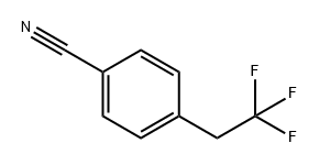 4-(2,2,2-三氟乙基)苯甲腈 结构式