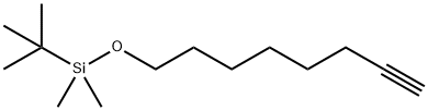 Silane, (1,1-dimethylethyl)dimethyl(7-octyn-1-yloxy)- 结构式