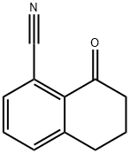 8-氧代-5,6,7,8-四氢萘-1-腈 结构式