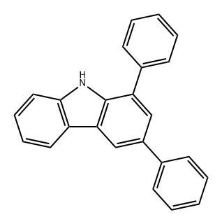 1,3-二苯基-9H-咔唑 结构式