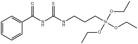 N-((3-(Triethoxysilyl)propyl)carbamothioyl)benzamide 结构式