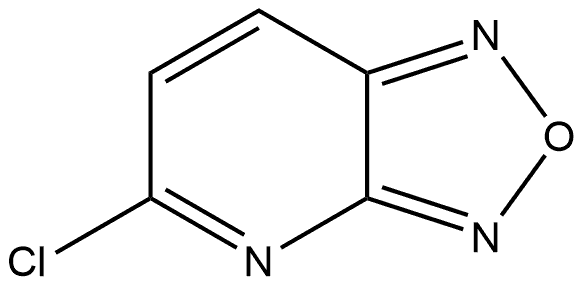 5-氯-[1,2,5]噁二唑并[3,4-B]吡啶 结构式