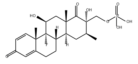 倍他米松磷酸钠杂质7 结构式