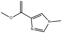 1H-Imidazole, 4-(1-methoxyethenyl)-1-methyl- 结构式