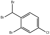 Benzene, 2-bromo-4-chloro-1-(dibromomethyl)- 结构式