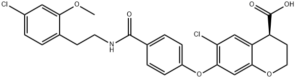 化合物 ARRY-502 结构式