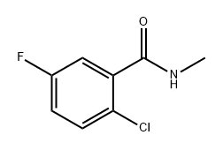 Benzamide, 2-chloro-5-fluoro-N-methyl- 结构式