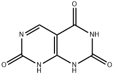 嘧啶并[4,5-D]嘧啶-2,4,7(1H,3H,8H)-三酮 结构式